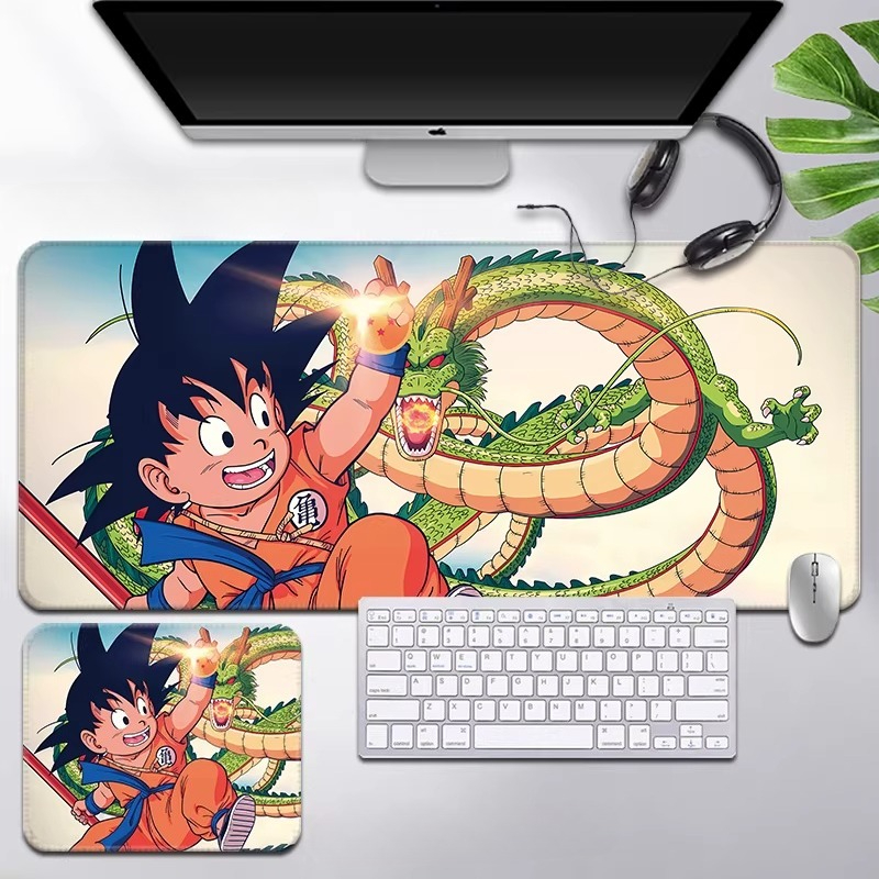 Leather Desk Pad - Leather Son Goku Super Gaming Keyboard