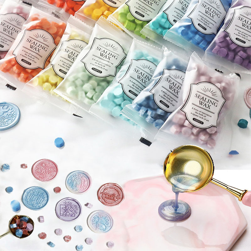Wax Seal Stamp Set - 200PCS Wax Beads Wax Lacquer for