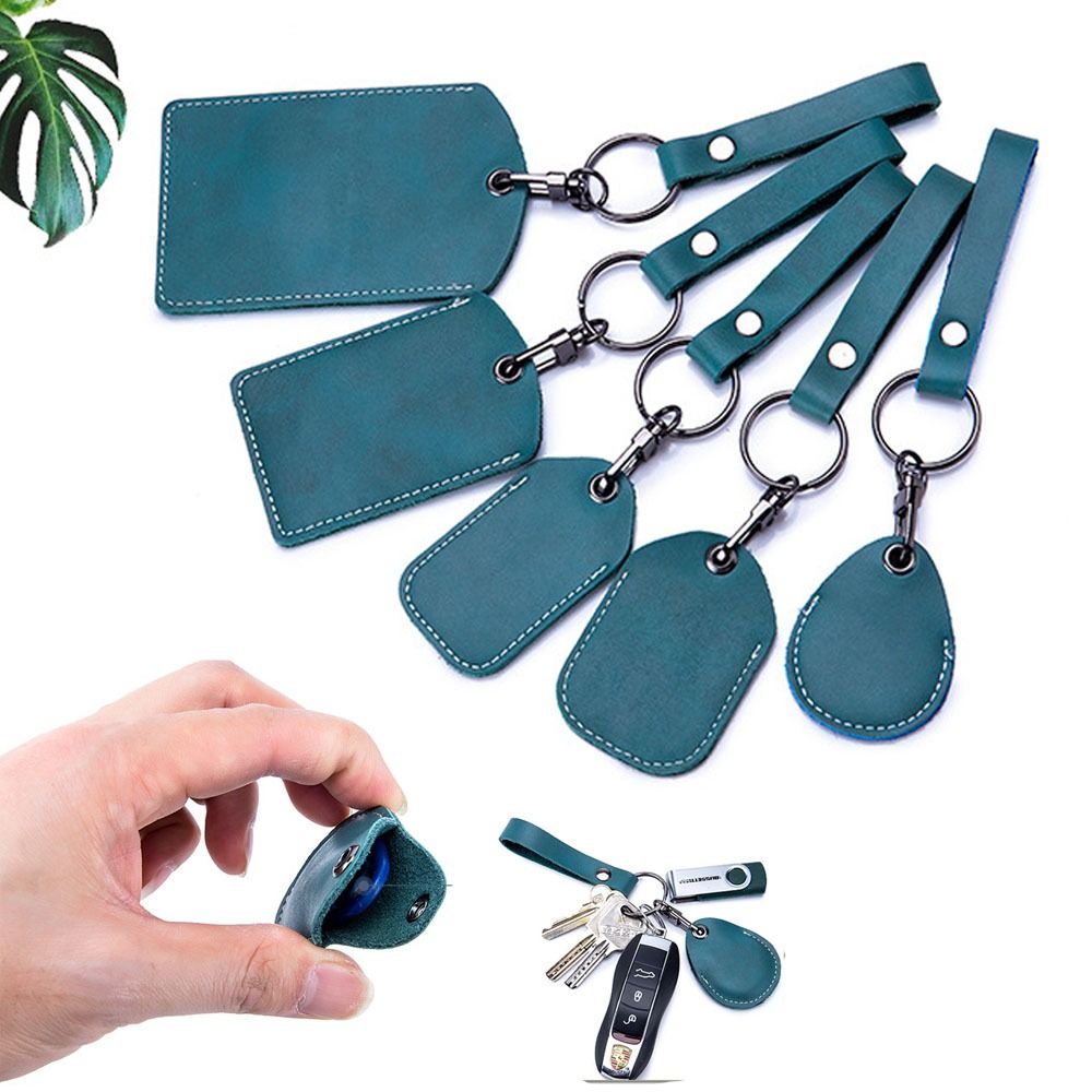 Card Index Box - Leather Key Holder Cow Leather Keychain