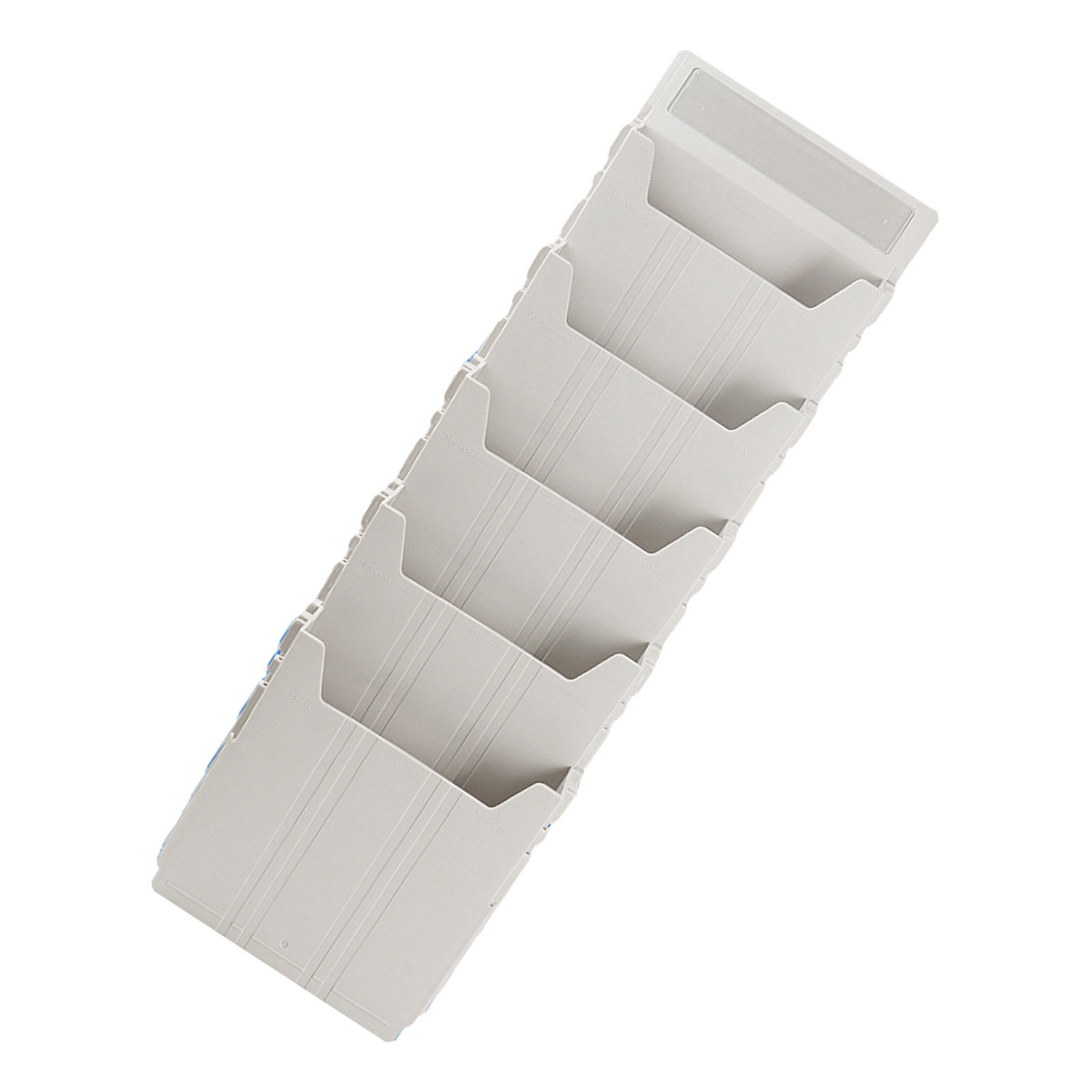 Magazine Holder Rack - Wall Mounted File Organizer Adjustable Expandable