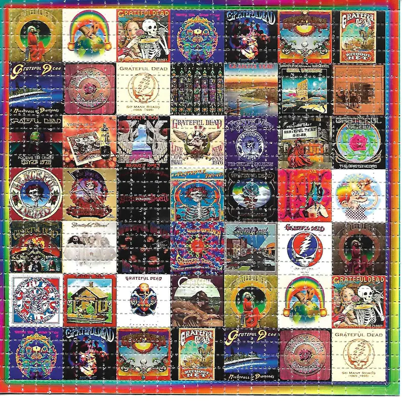 Ink Blotter Paper - 60s Album Psychedelic LSD/Acid Free Blotter