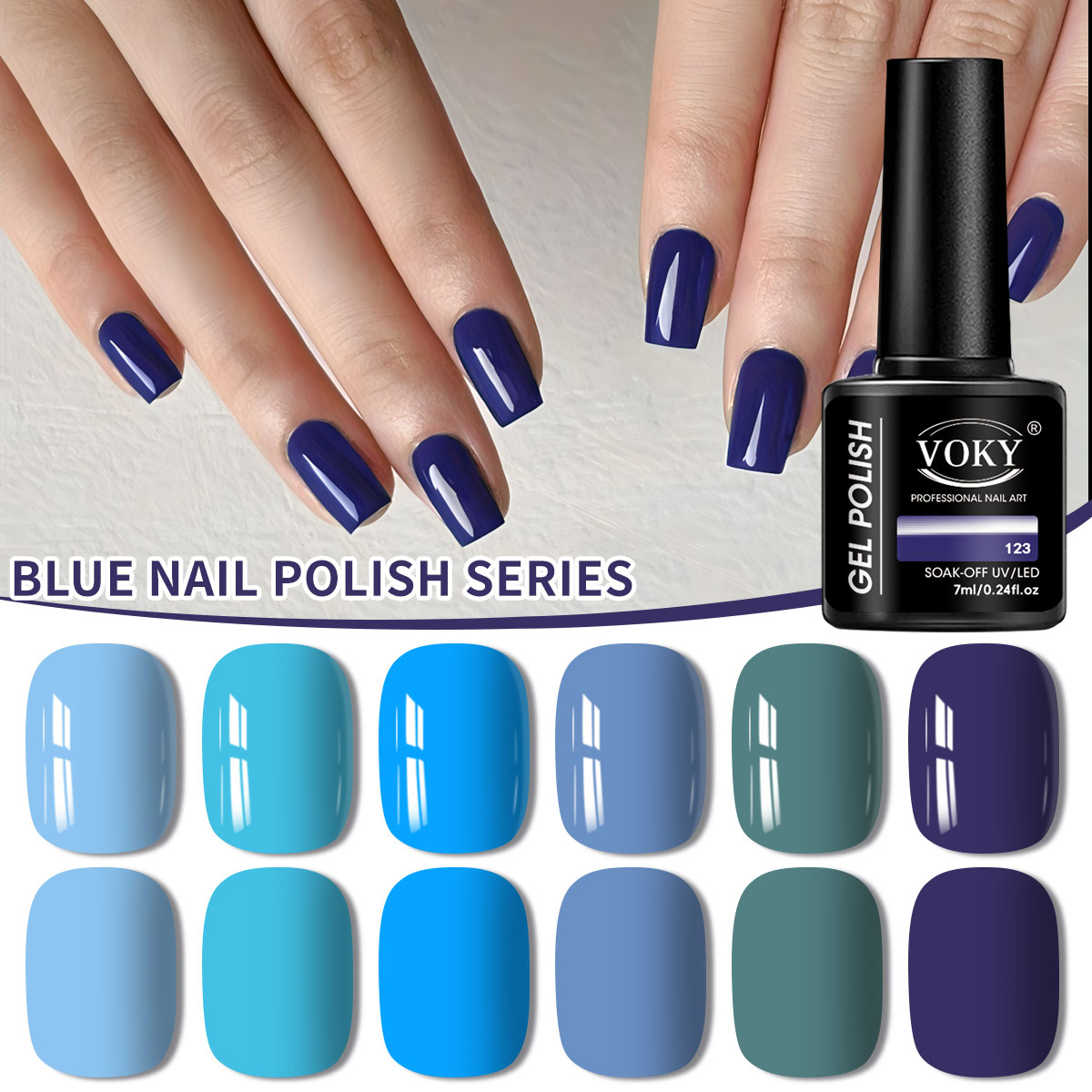 Gel Refill Pack - Single-Pack Autumn-Winter Series Gel Nail Polish