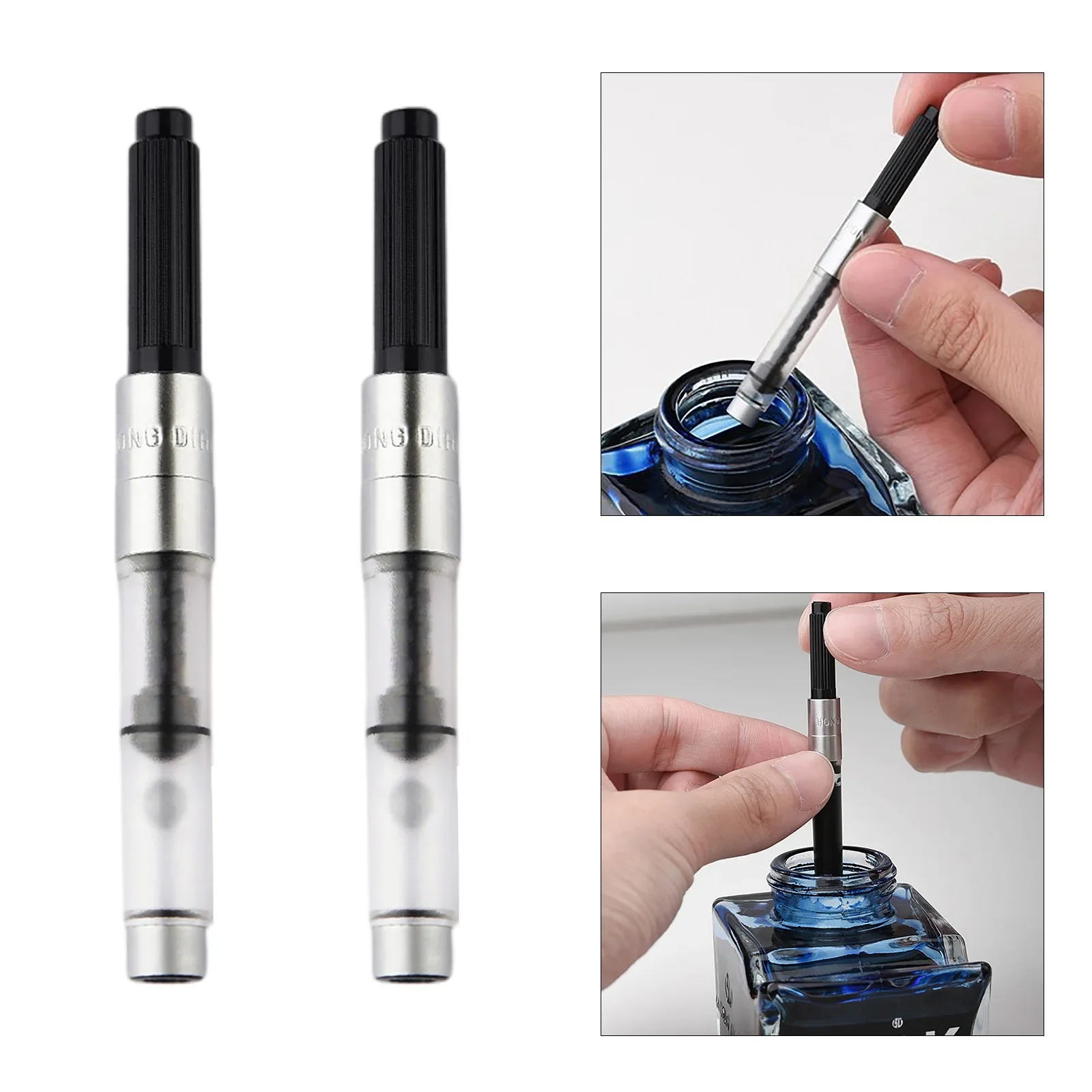 Fountain Pen Bottled Ink - 2pcs Rotary ink Absorber Filler Cartridge