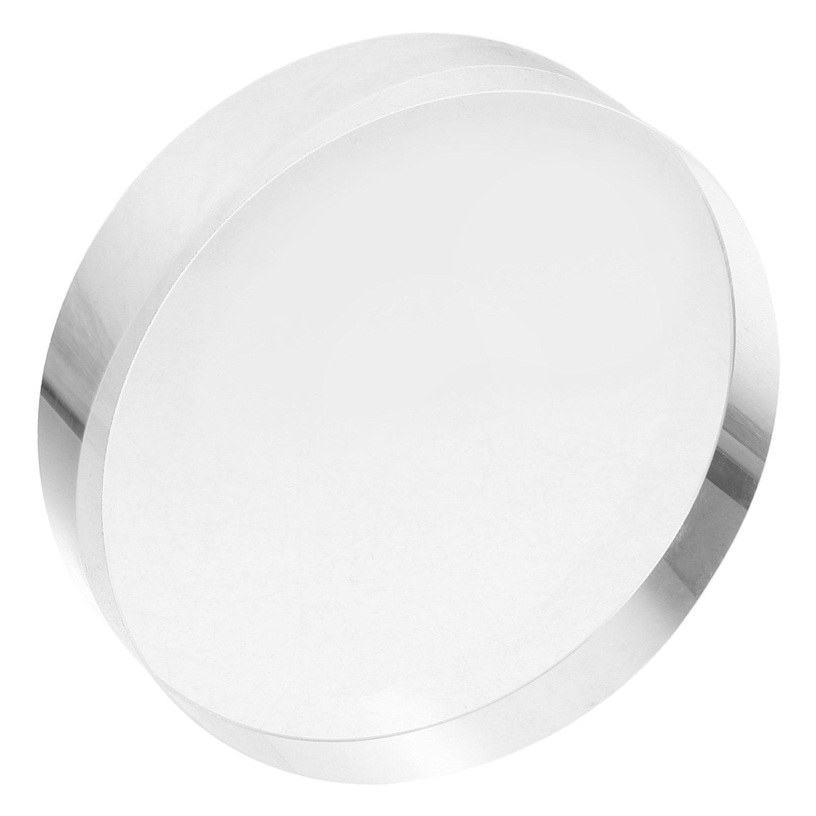 Book Weight Glass - 3.15 Inch Round Clear Crystal Paperweight