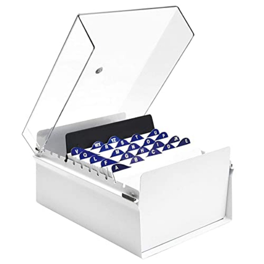 Index Card Holder - 5 X 8 Card File Holder