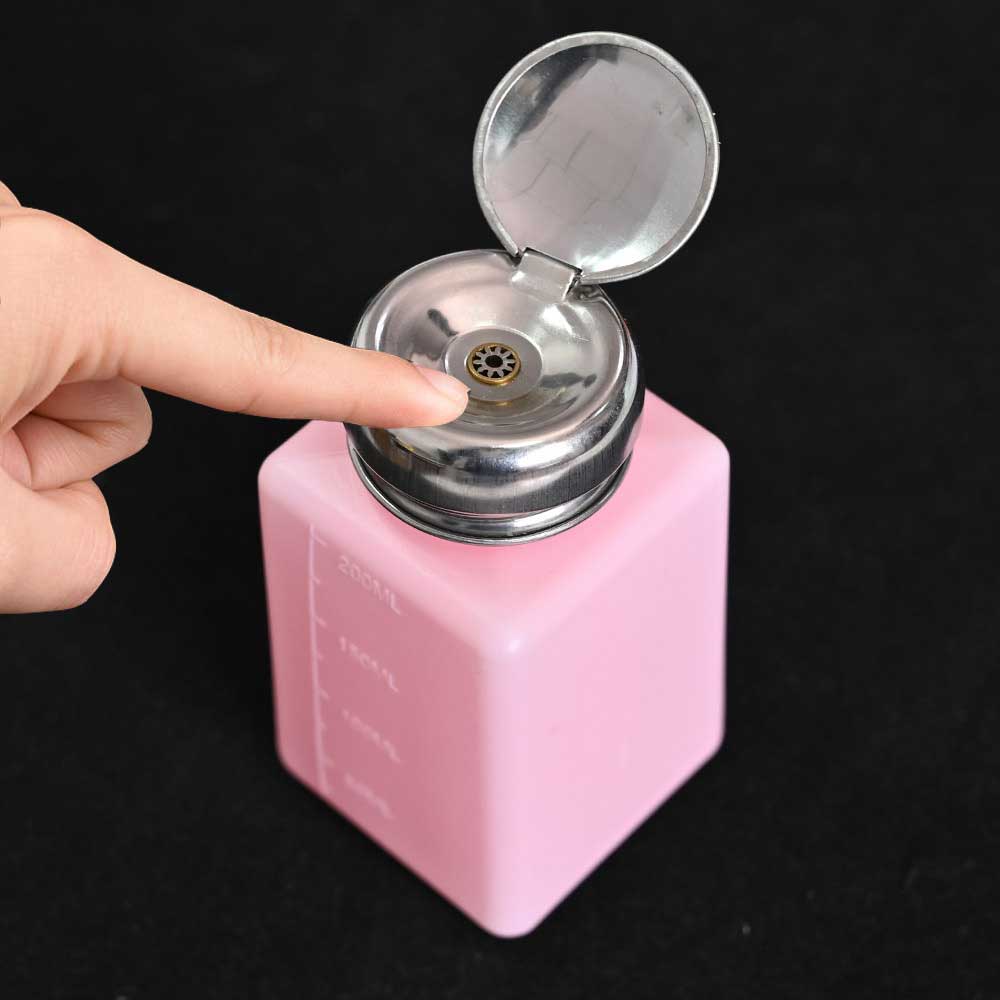 Gel Refill Pack - 200/230ML Pink Metal Push Down Pump