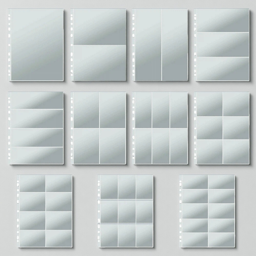Binder A4 Lever - 11-Hole A4 Clear Photo Album Card
