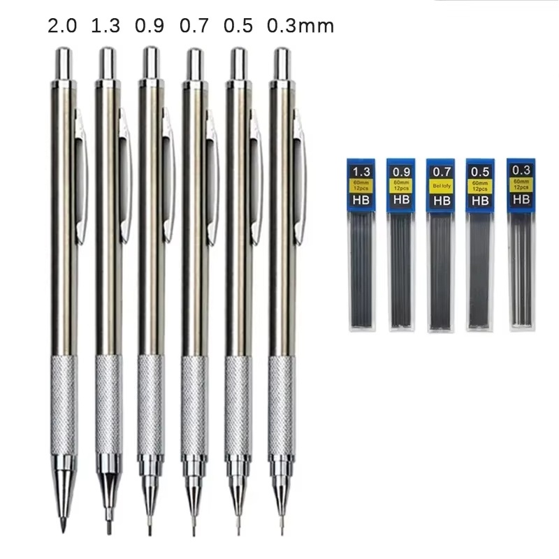 Mechanical Pencil 0.3 - Metal Mechanical Pencil 0.3 0.5 0.7