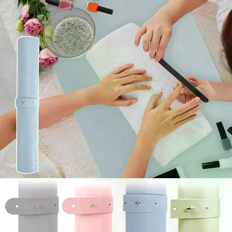 Leather Desk Pad - Foldable Nail Art Table Mat PU