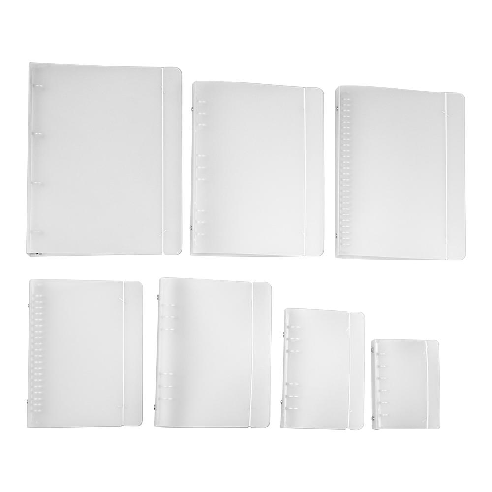 Binder A4 Lever - Matte Transparent A4/B5/A5/A6/A7 Loose-Leaf Notebook Case