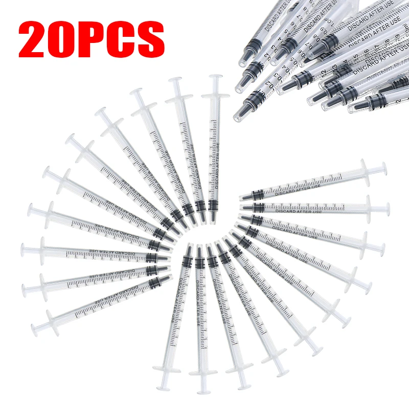 Gel Refill Pack - 20PCS Lab Dedicated 1ml Plastic Disposable