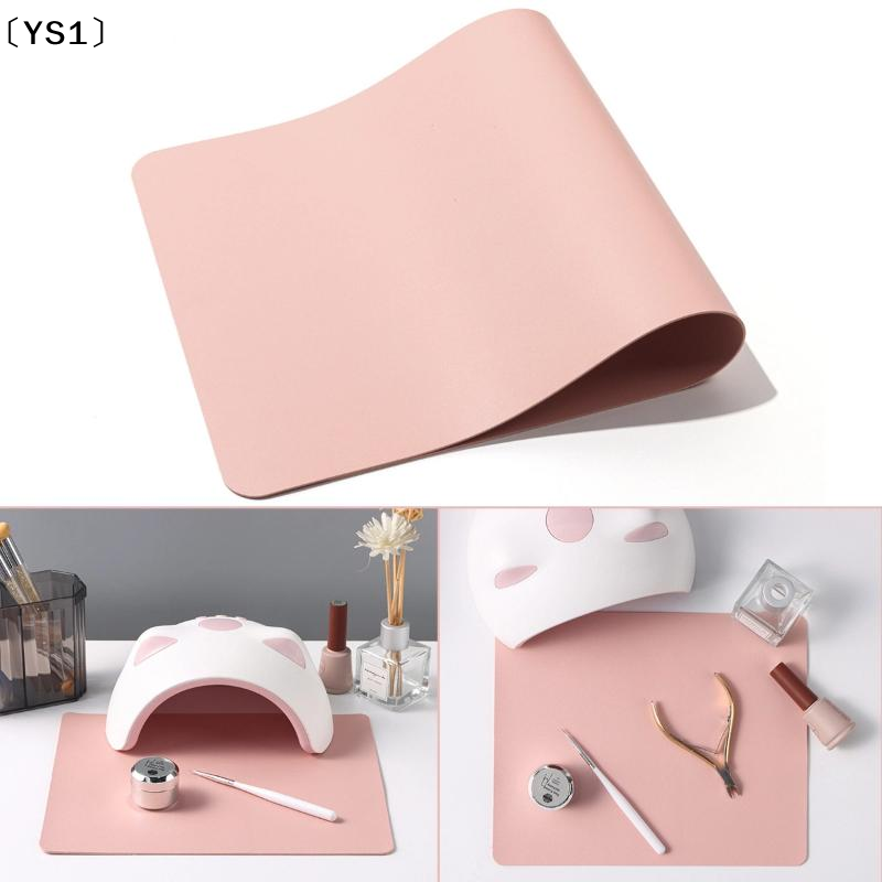Leather Desk Pad - 〔YS1〕Foldable PU Leather Nail Art Table