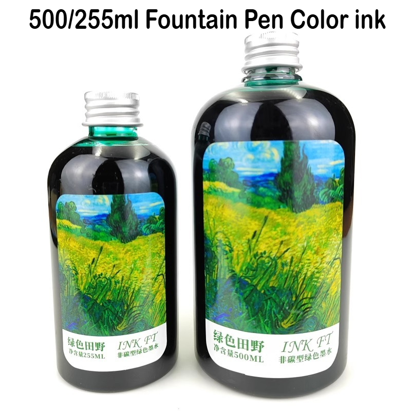 Fountain Pen Bottled Ink - 500ml/255/50ml 24 Colors Bottled Fountain Pen