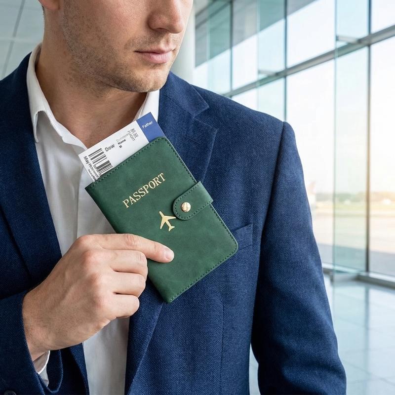 Index Card Holder - Waterproof Passport Holder Covers Case Travel