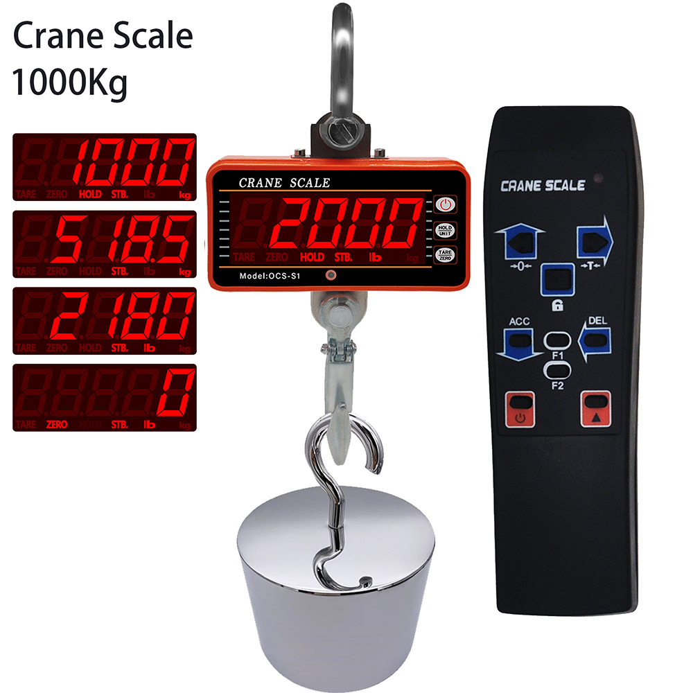 Tape Dispenser Weighted - Digital Crane Scale 500kg 1000kg Hook