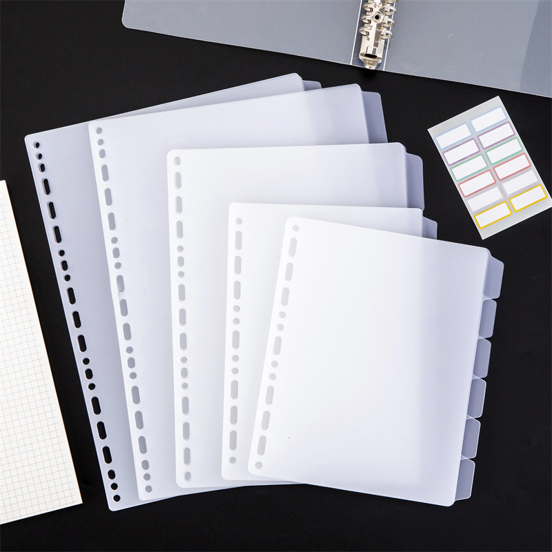 Tab Divider A4 - A4 A5 B5 Binder Dividers Genera