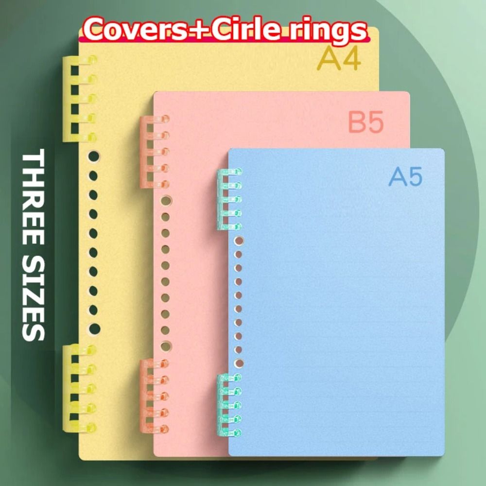 Binder A4 Lever - 4Pcs PP Loose-leaf Book Cover A4