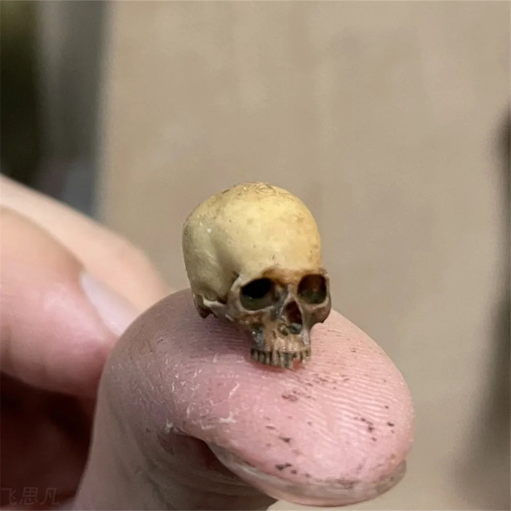 Letter Opener Brass - Mini Skull High Quality Miniature Model