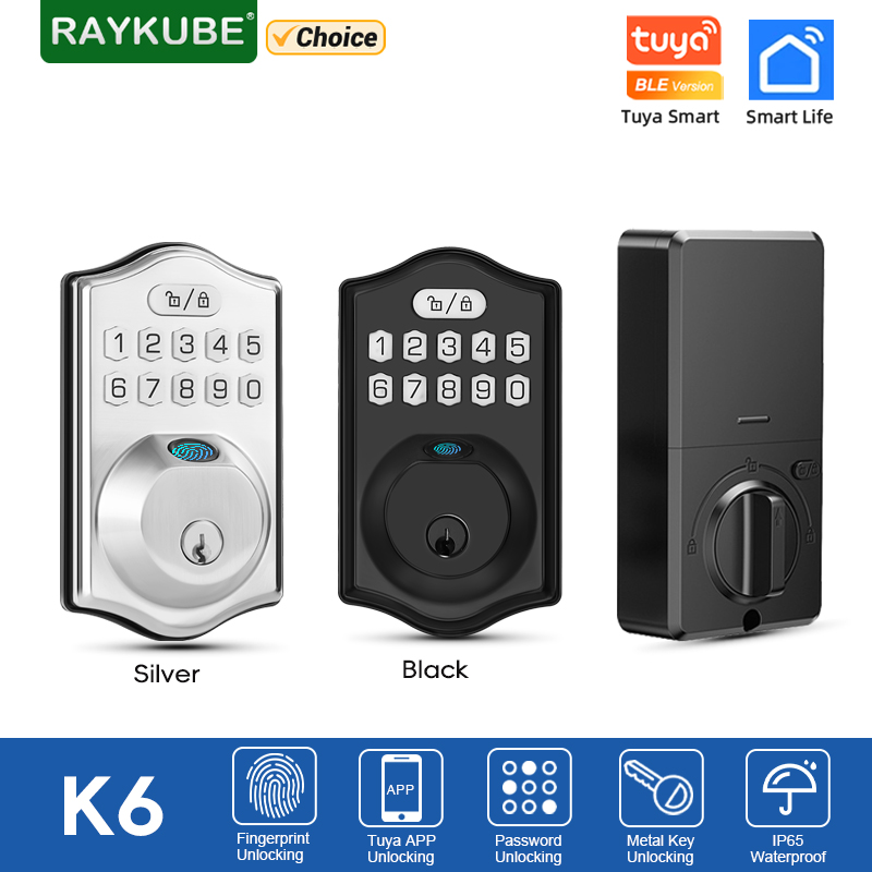 Letter Opener Brass - RAYKUBE K6 Tuya BLE Waterproof Smart