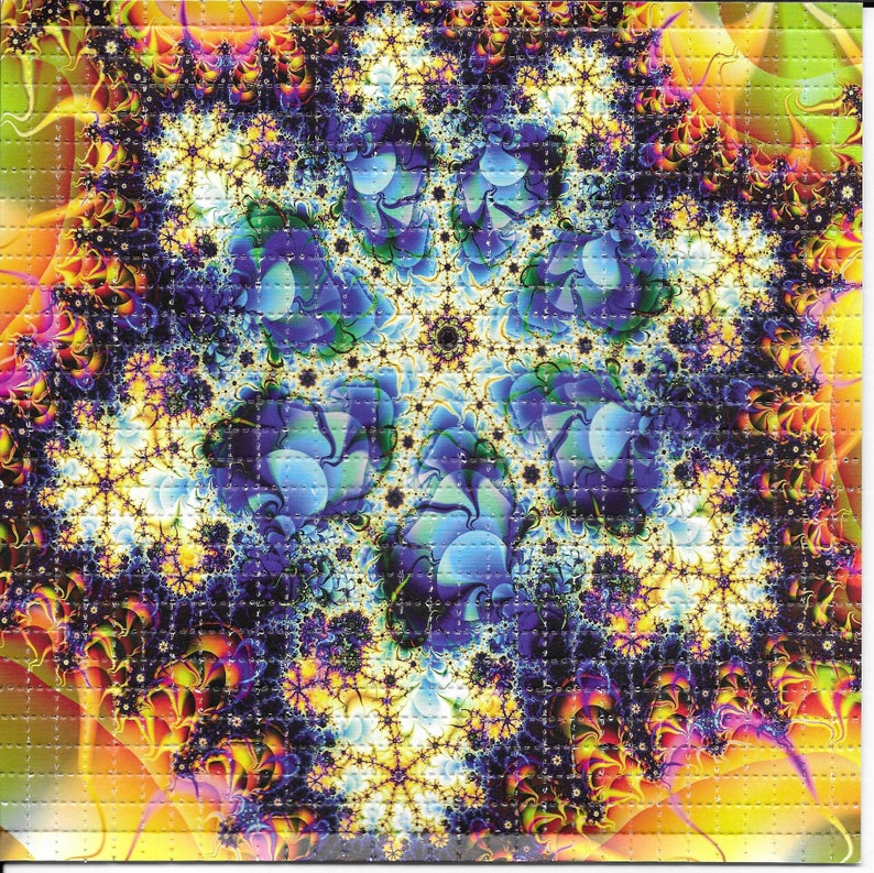 Ink Blotter Paper - Fractal Psychedelic LSD Acid Free Blotter
