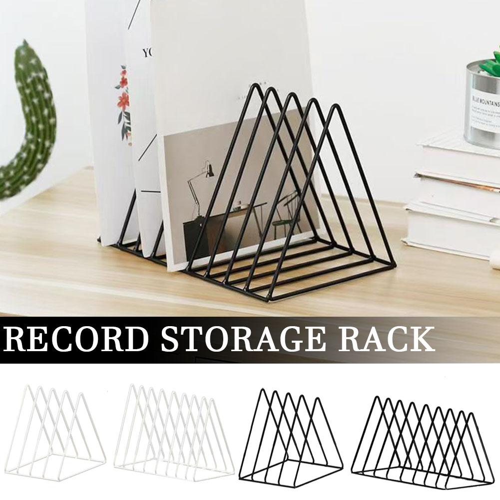 Magazine Holder Rack - Multifunctional Triangle CD Storage Rack, Vinyl