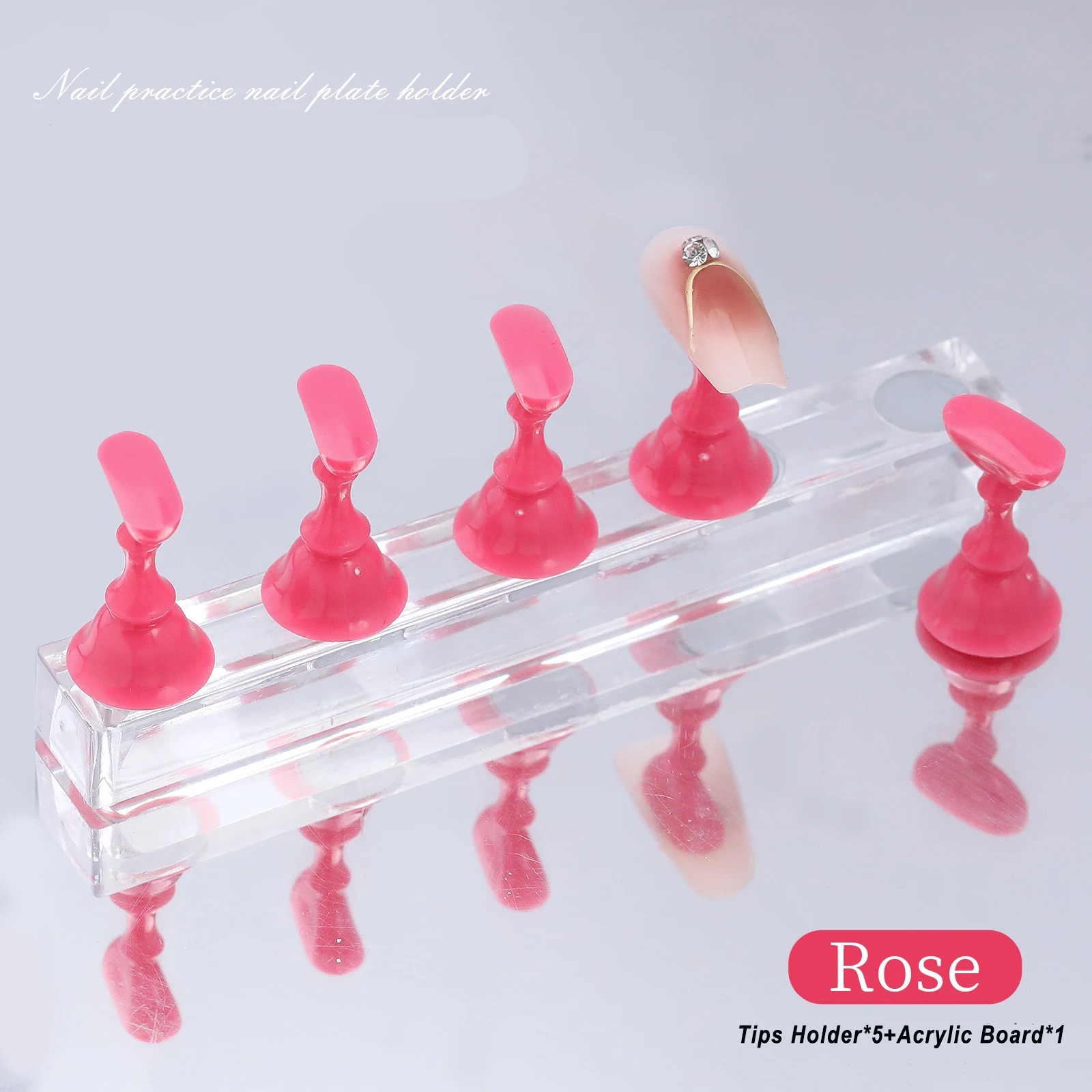 Gel Refill Pack - Rose-Golden Showing Shelf Gel Polish Display
