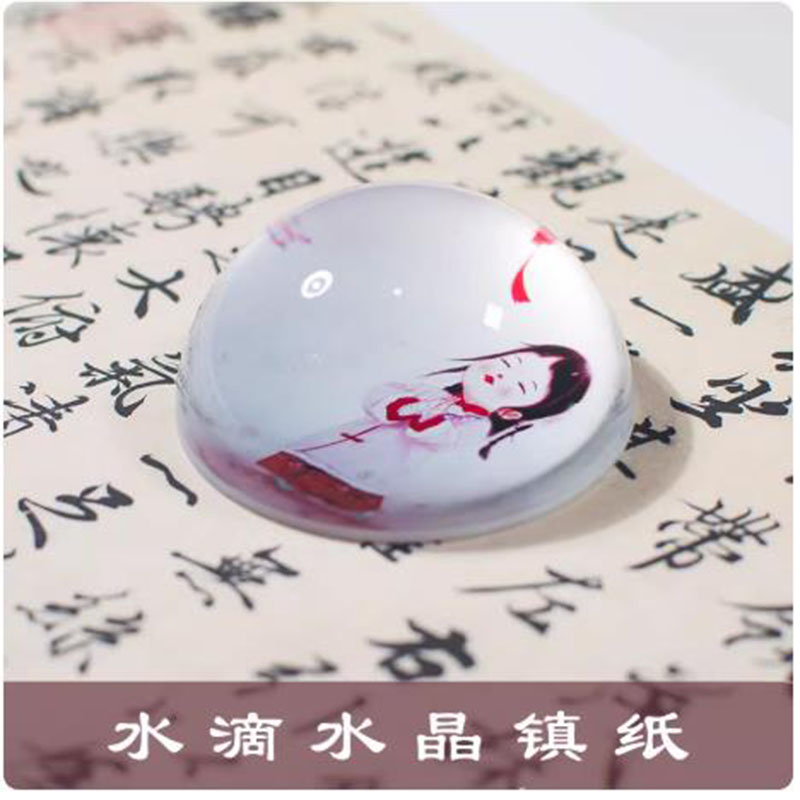 Paper Weight Crystal - Creative Chinese Style Crystal Paperweight, Clear