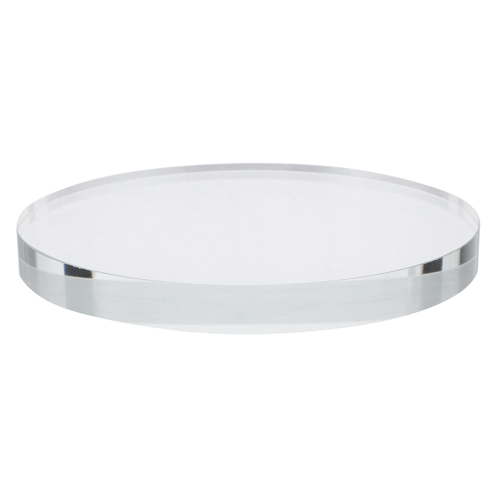 Book Weight Glass - Heavy Round Glass Paperweight Transparent Crystal