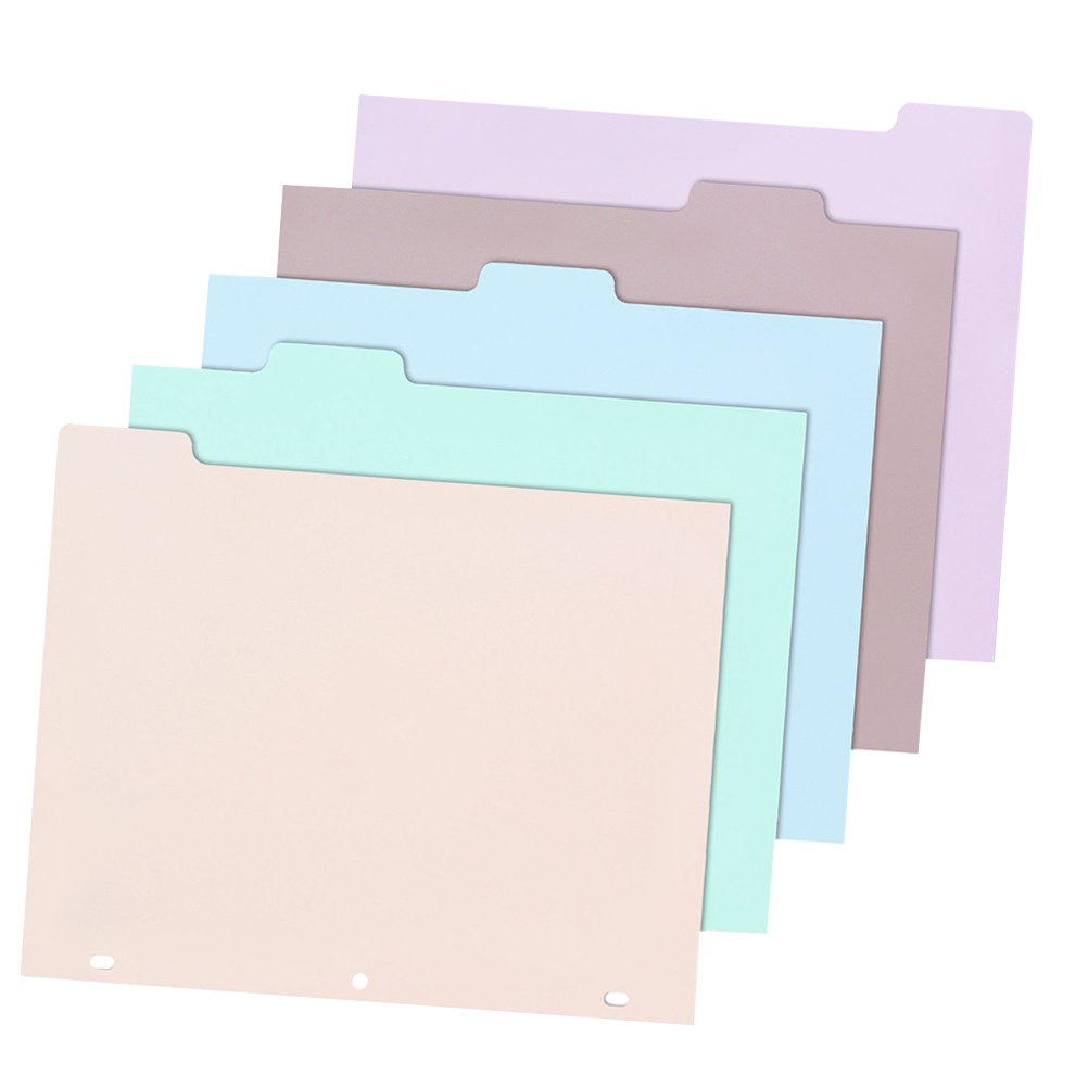 Tab Divider A4 - 1Set Binder Dividers A4 Size Frosted