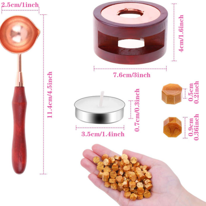 Wax Seal Set Includes 200 Gold – Wax Seal Stamp Set Bewertung und Preis