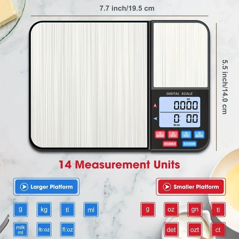 1pc Digital Kitchen Scale for  – Tape Dispenser Weighted Bewertung und Preis
