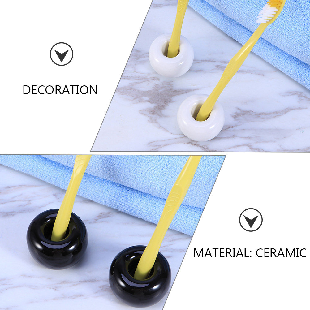 4Pcs Ceramic Toothbrush Stand  – Pen Rest Single Bewertung und Preis