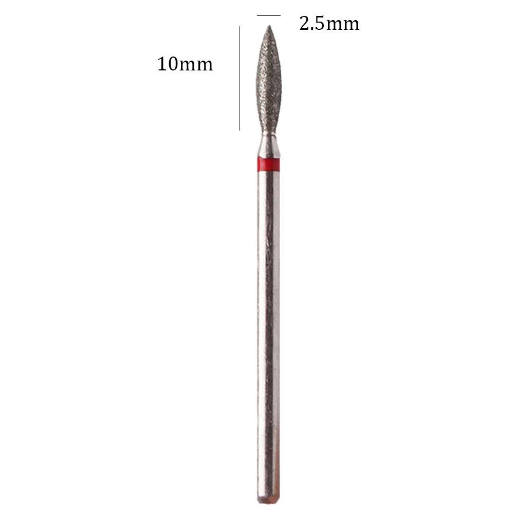 10pcs Diamond Nail Drill Bits  – Gel Refill Pack Bewertung und Preis