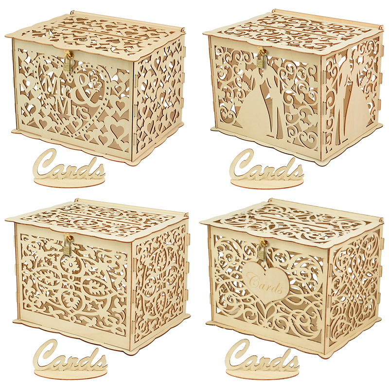30X24X21cm DIY Wedding Gift Ca – Card Index Box Bewertung und Preis