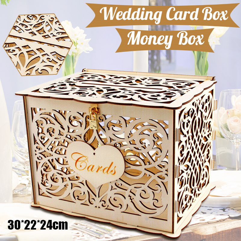 30X24X21cm DIY Wedding Gift Ca – Card Index Box Bewertung und Preis