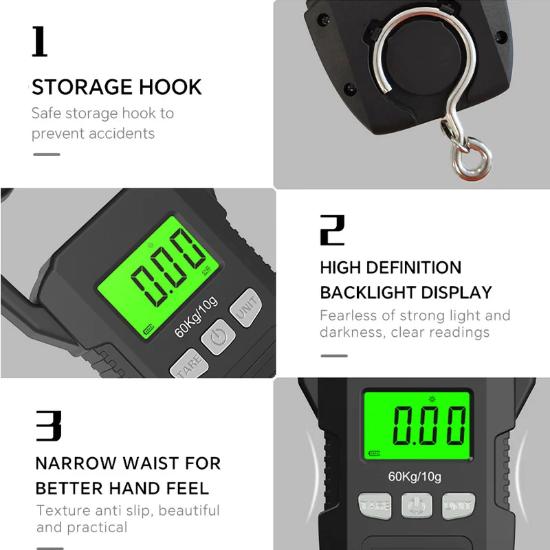 60kg/10g LCD Digital Hanging S – Tape Dispenser Weighted Bewertung und Preis