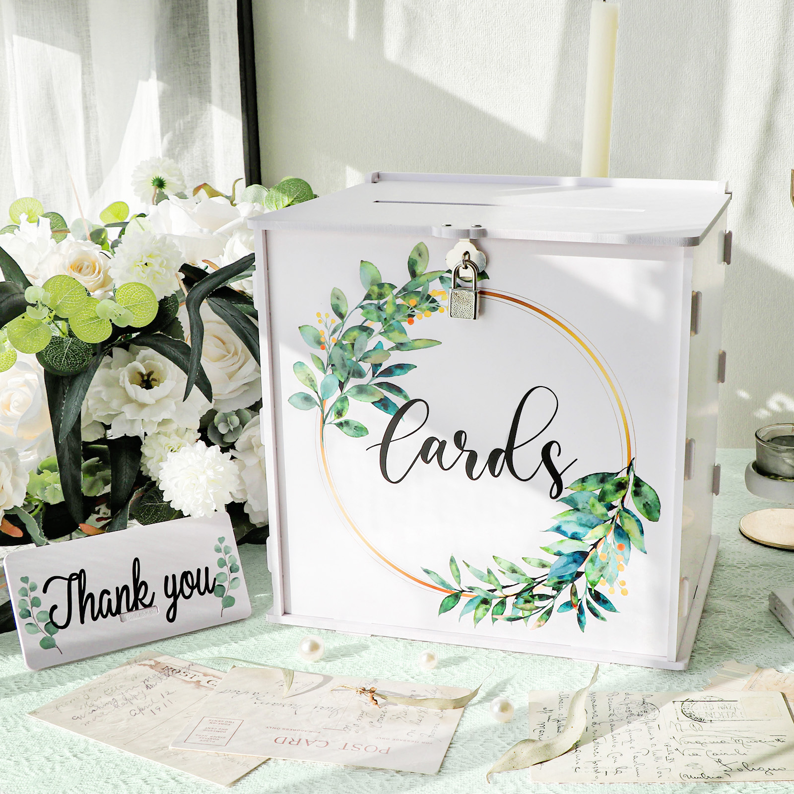 Wedding Card Box with Lock, PV – Card Index Box Bewertung und Preis