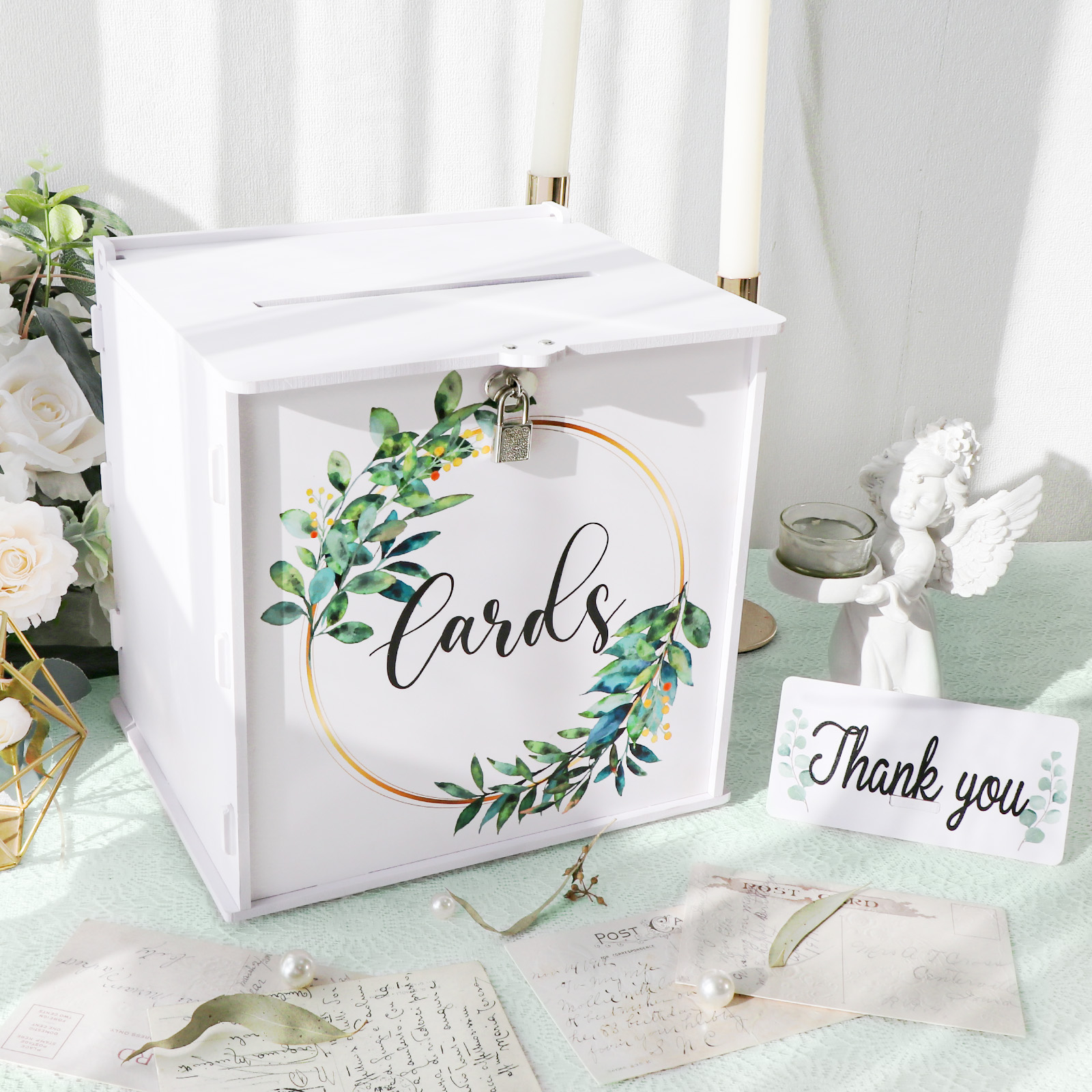 Wedding Card Box with Lock, PV – Card Index Box Bewertung und Preis