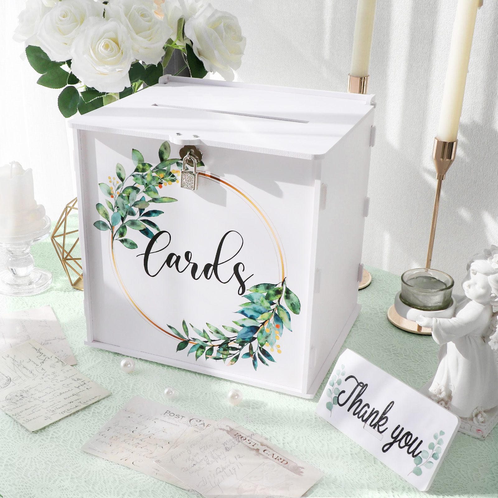 Wedding Card Box with Lock, PV – Card Index Box Bewertung und Preis