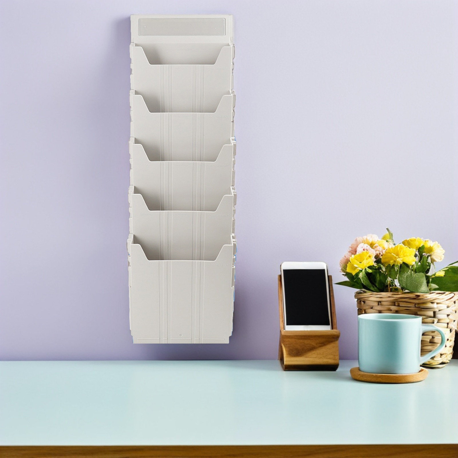 Wall Mounted File Organizer Ad – Magazine Holder Rack Bewertung und Preis