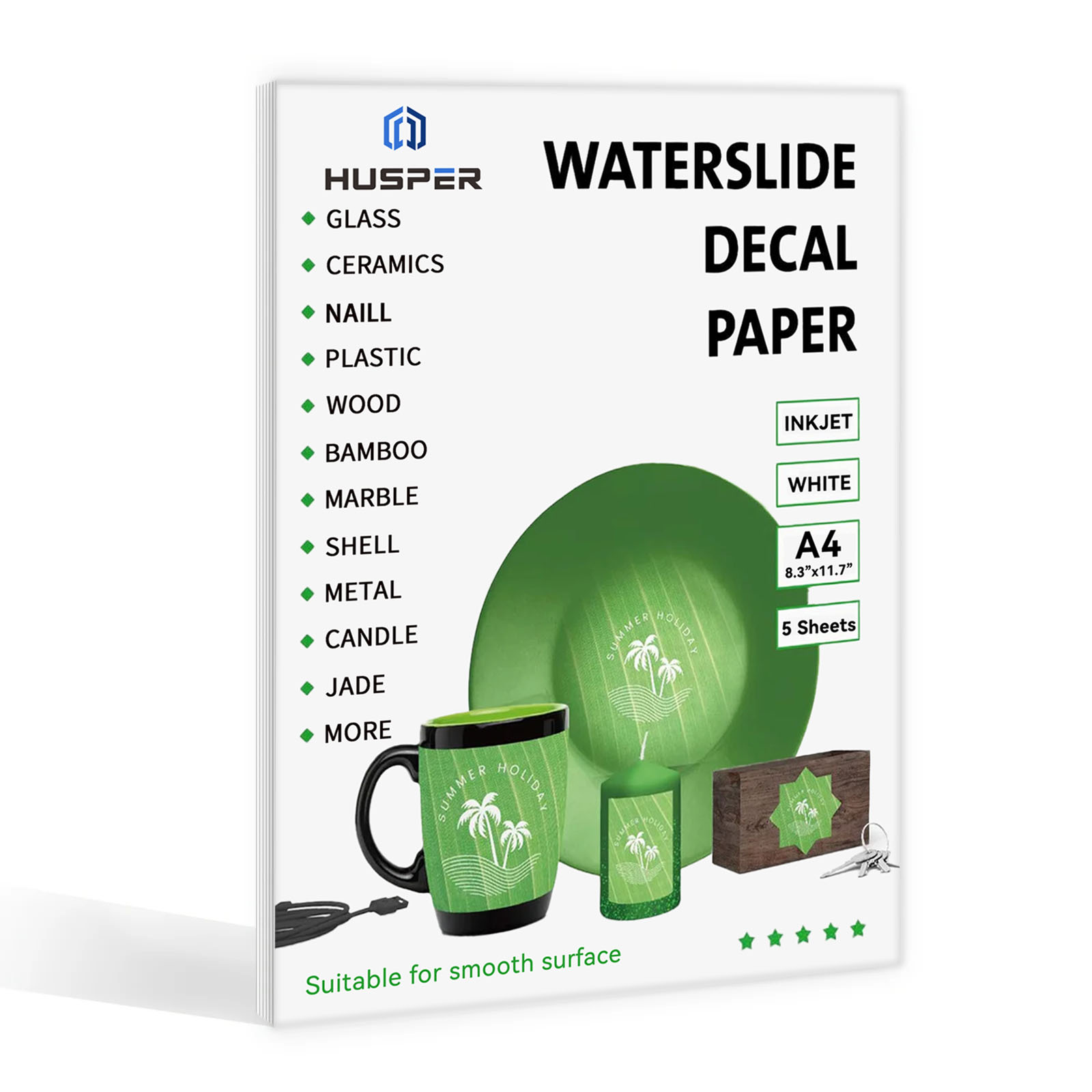5 Sheets A4 Size Water Slide D – Ink Blotter Paper Bewertung und Preis