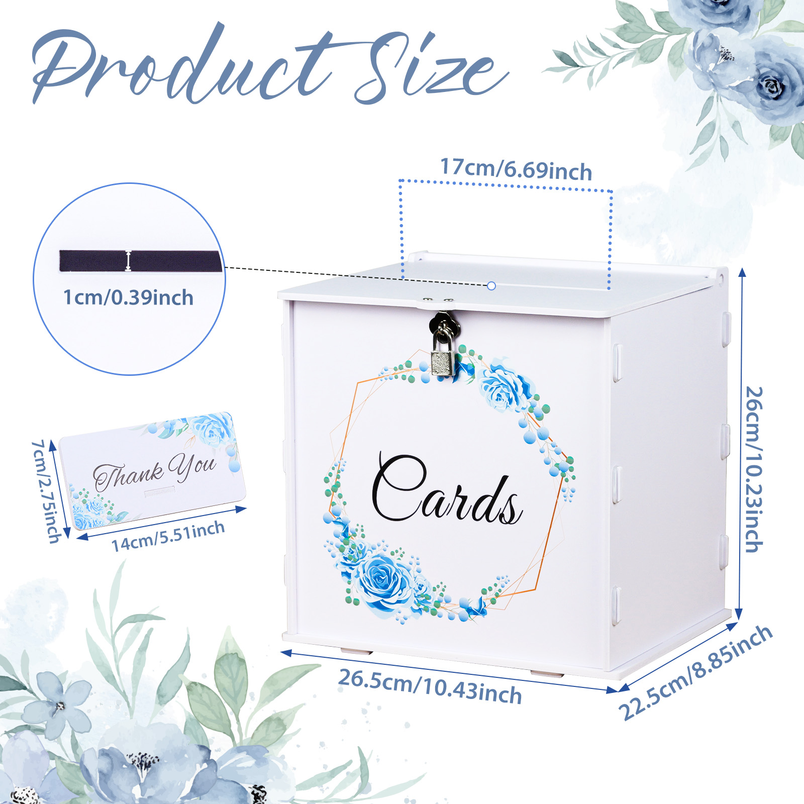 White Wedding Card Box with Lo – Card Index Box Bewertung und Preis