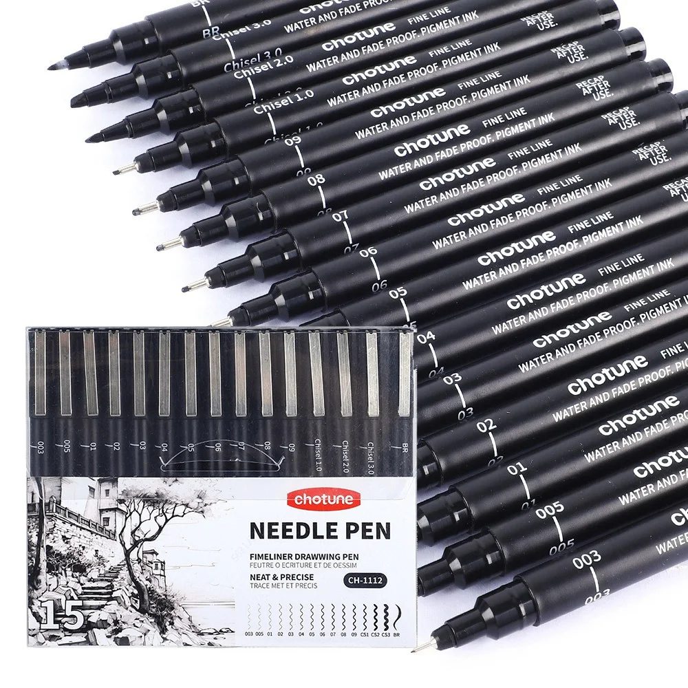 Black Micro Pens,15 Sizes,Wate – Correction Pen Fine Bewertung und Preis