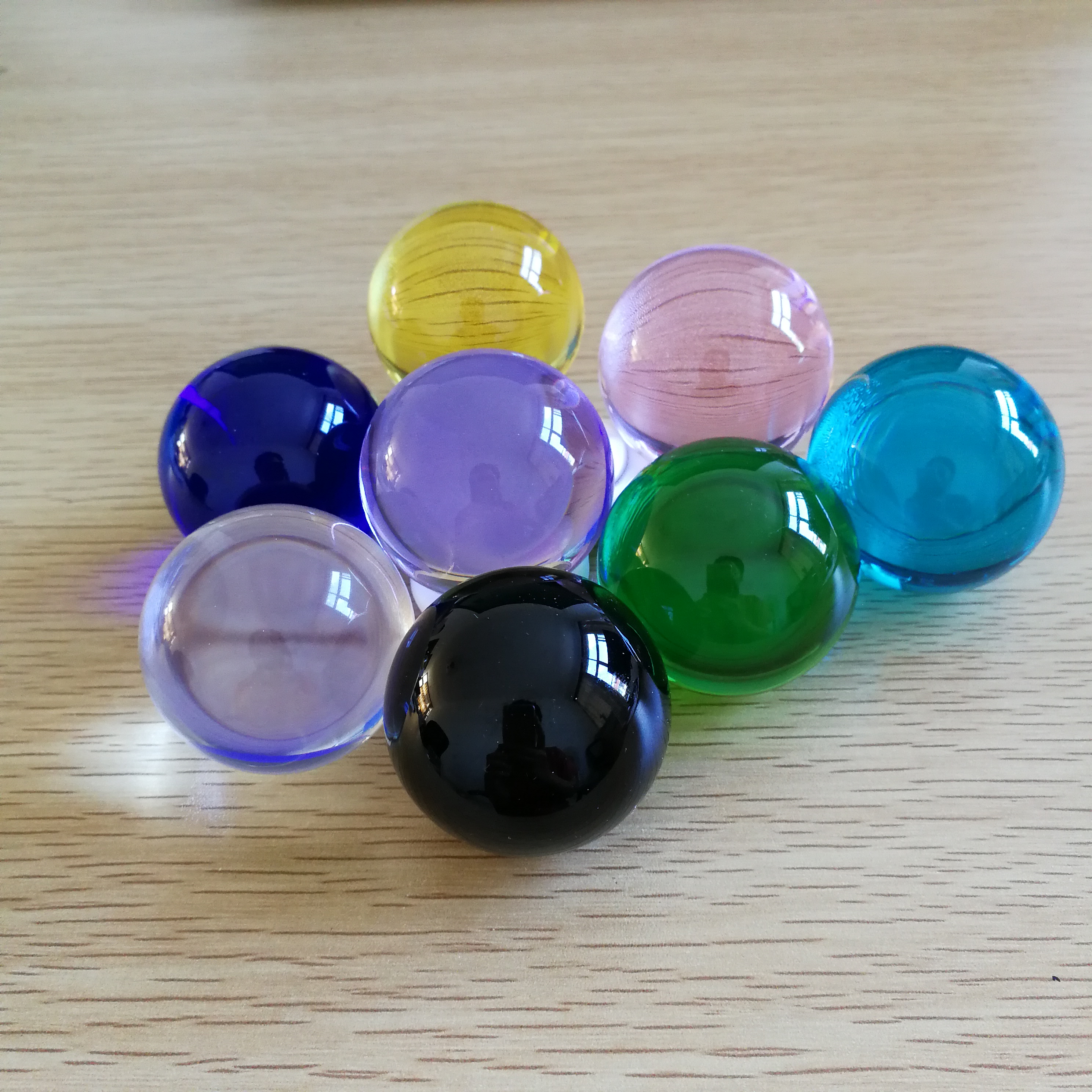 50mm Colors Crystal Ball Photo – Book Weight Glass Bewertung und Preis