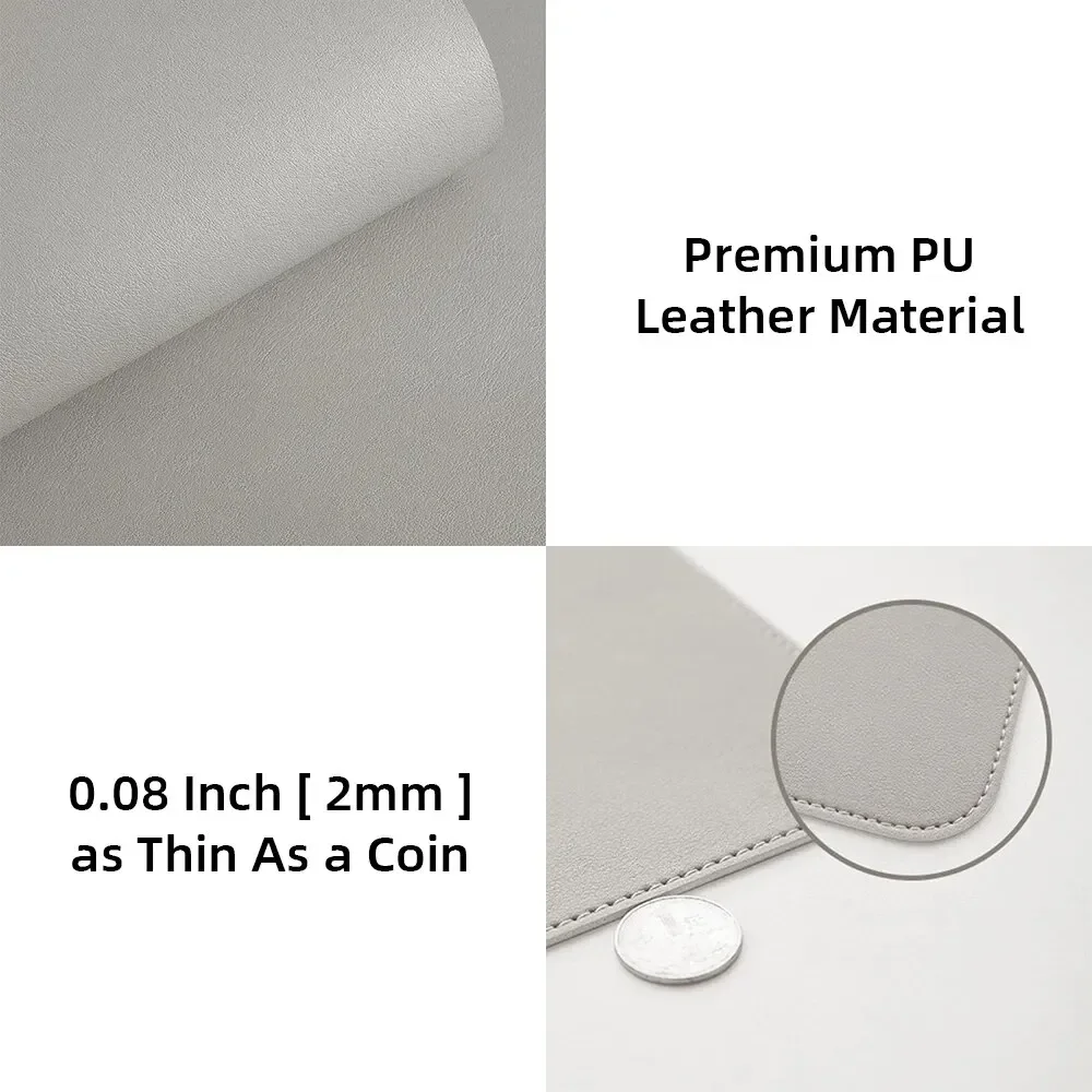1 Pcs Large Size 60*30mm Offic – Leather Desk Pad Bewertung und Preis