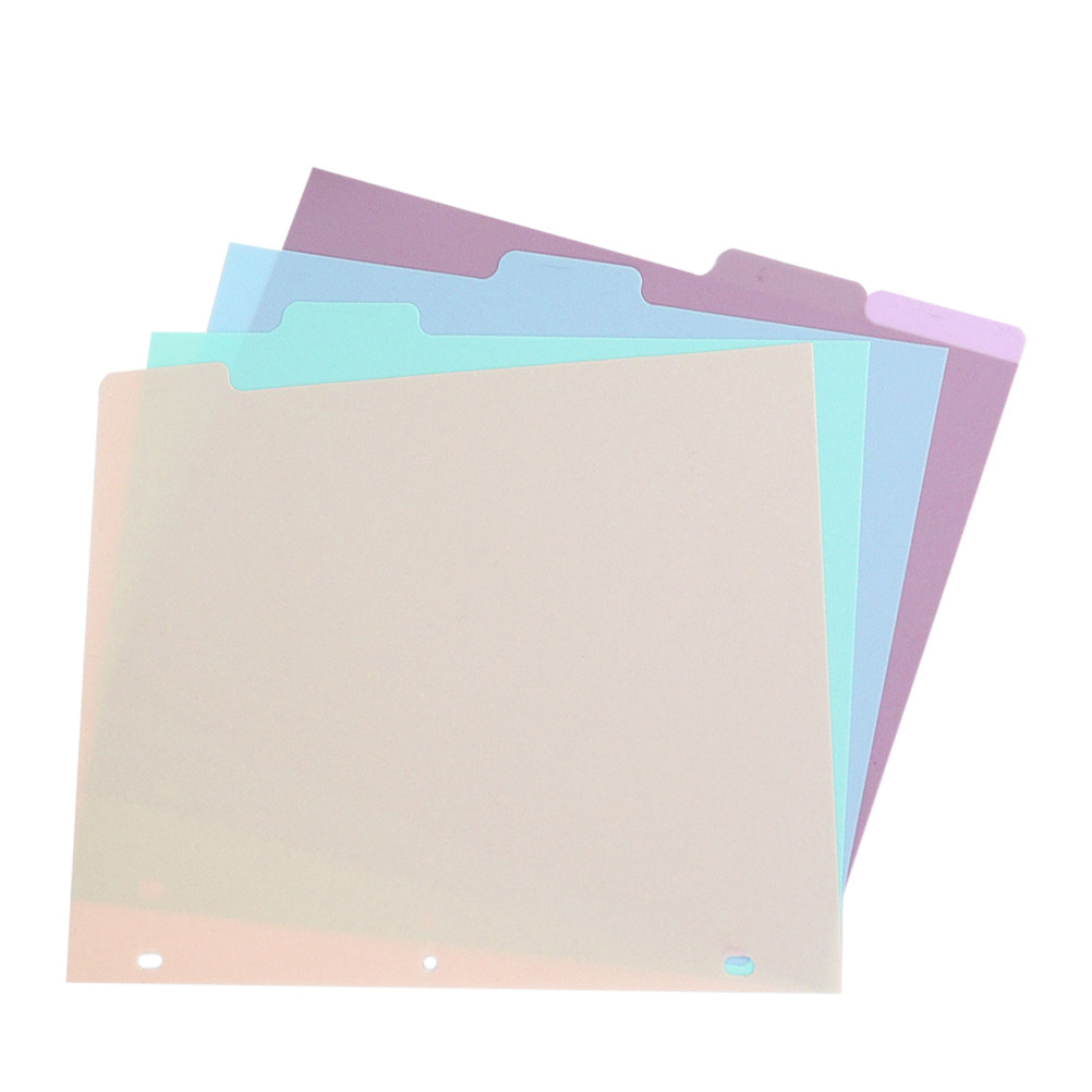 1Set Frosted PP Binder Divider – Tab Divider A4 Bewertung und Preis