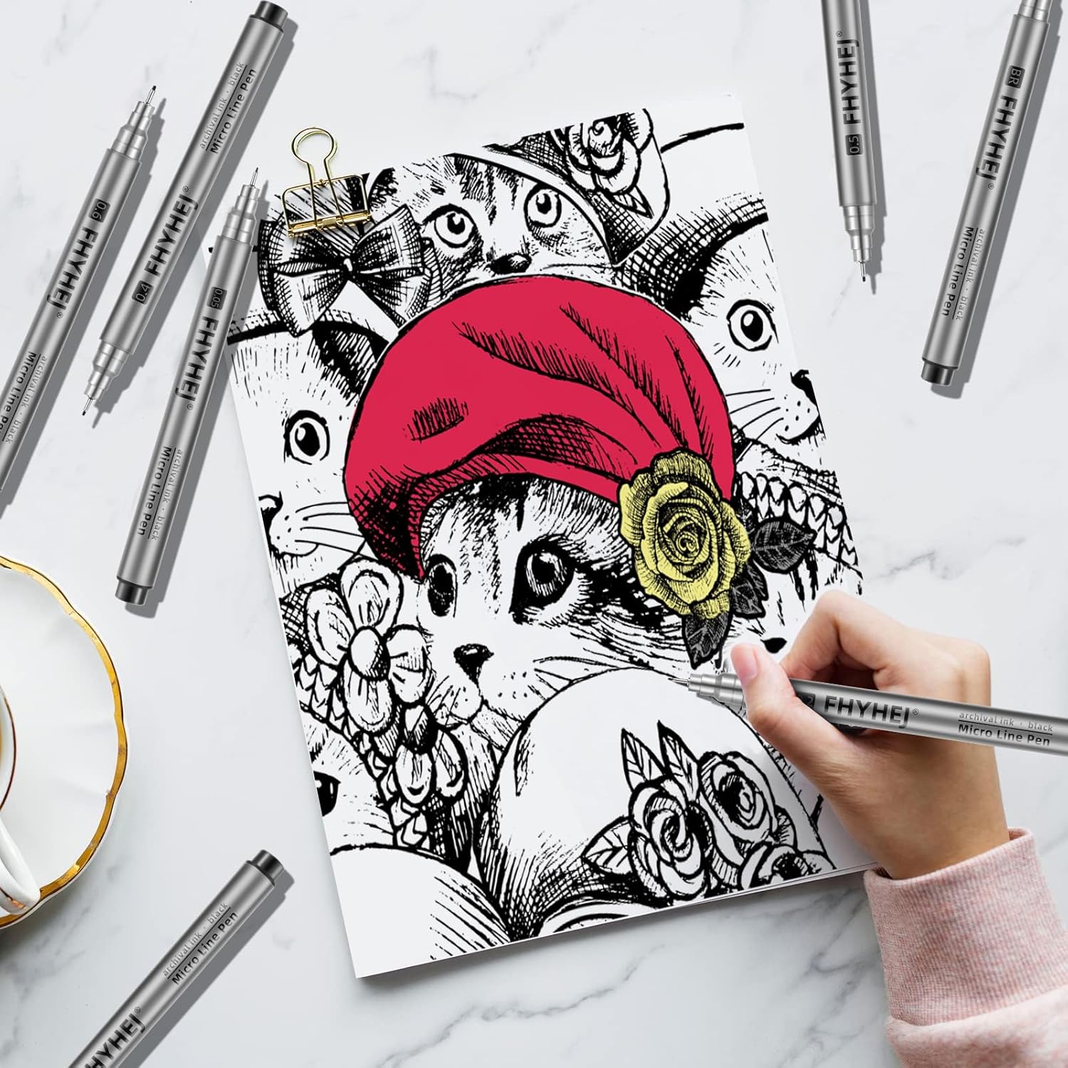 Micro Fineliner Drawing Art Pe – Archive Box Set Bewertung und Preis