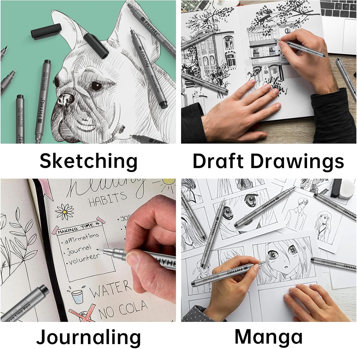 Micro Fineliner Drawing Art Pe – Archive Box Set Bewertung und Preis