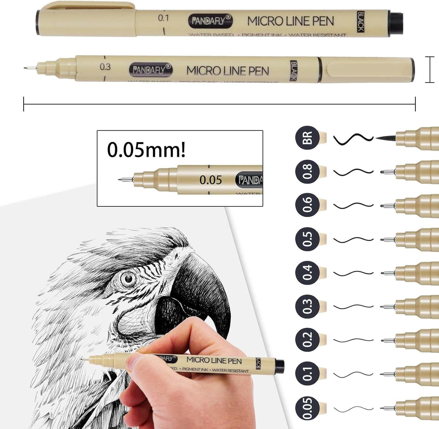 Black Micro-Pen Fineliner Ink  – Archive Box Set Bewertung und Preis