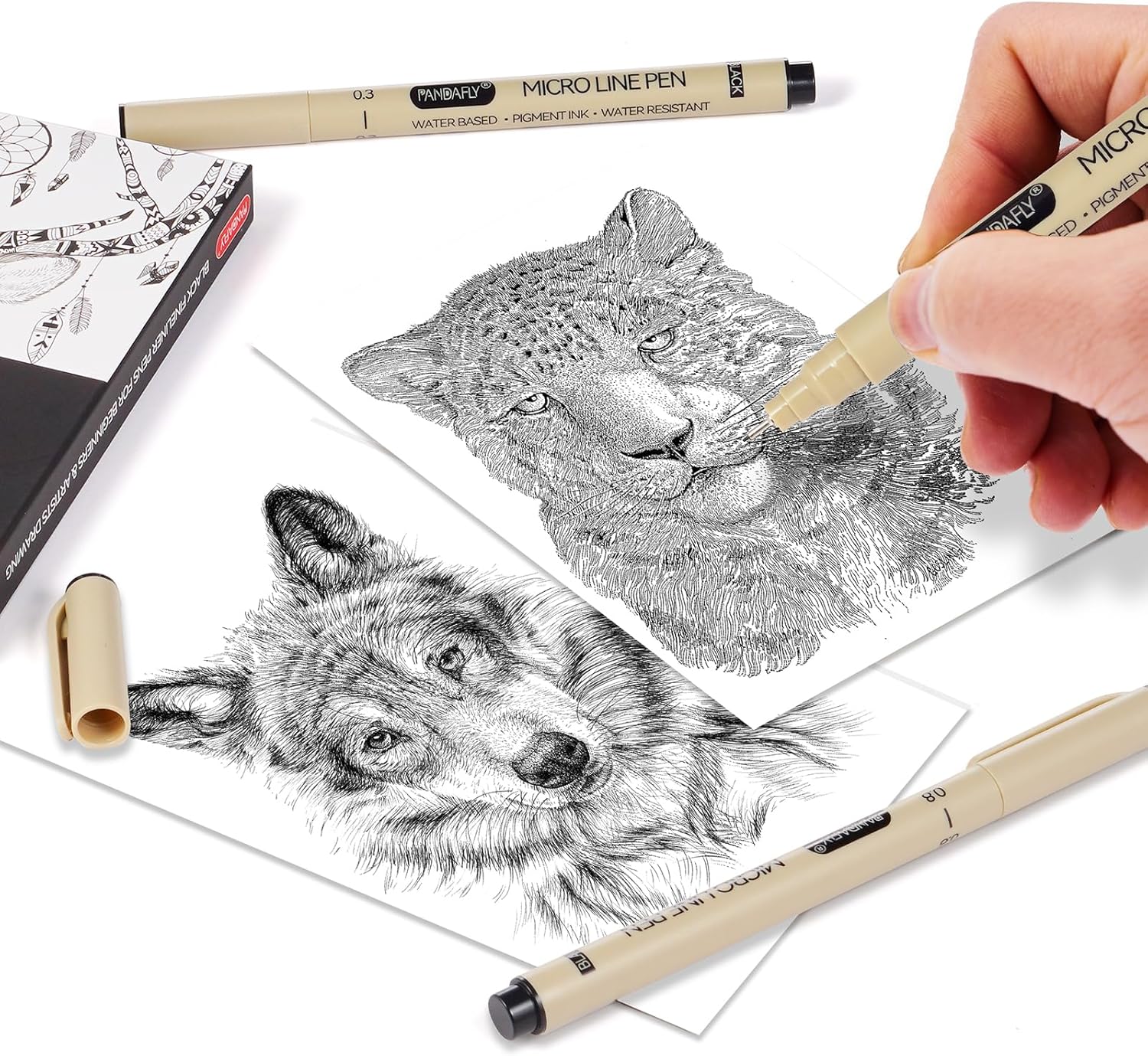 Black Micro-Pen Fineliner Ink  – Archive Box Set Bewertung und Preis